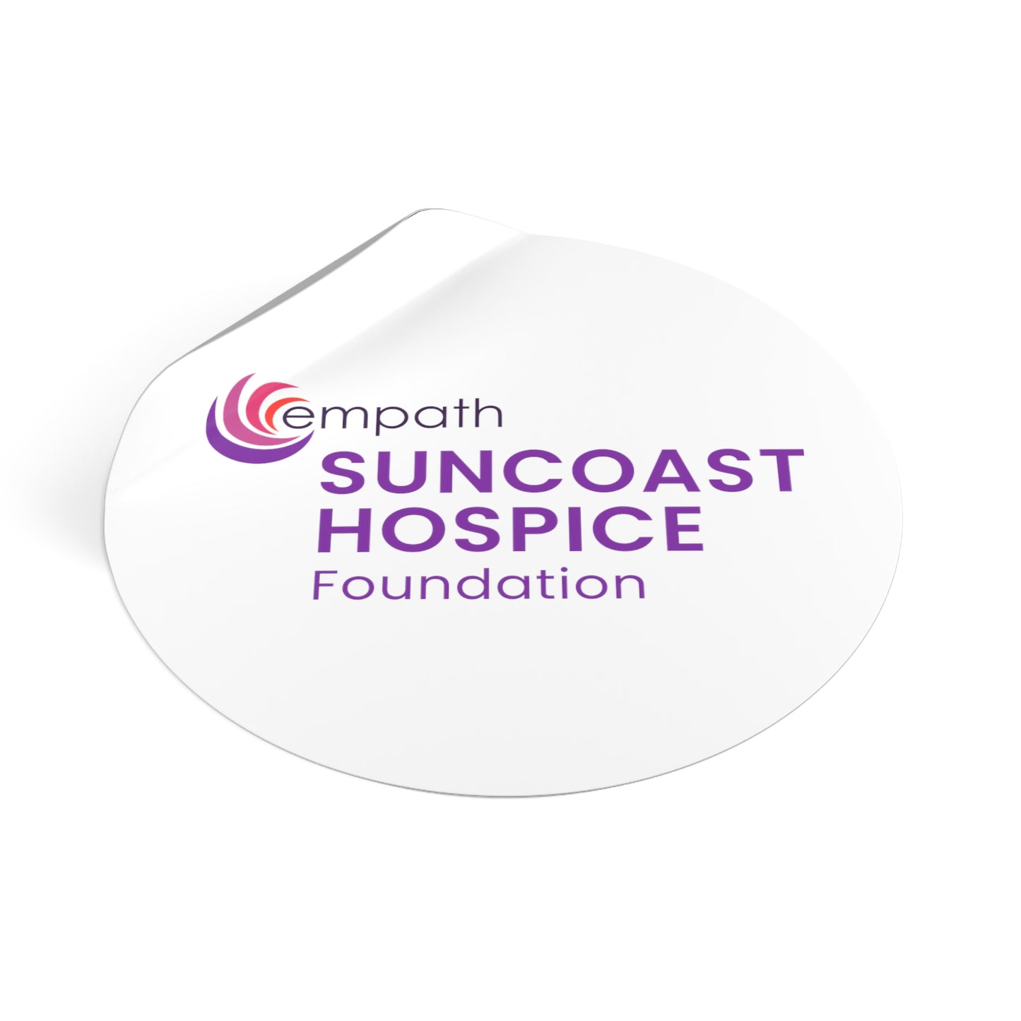 Round Vinyl Stickers - Suncoast Foundation