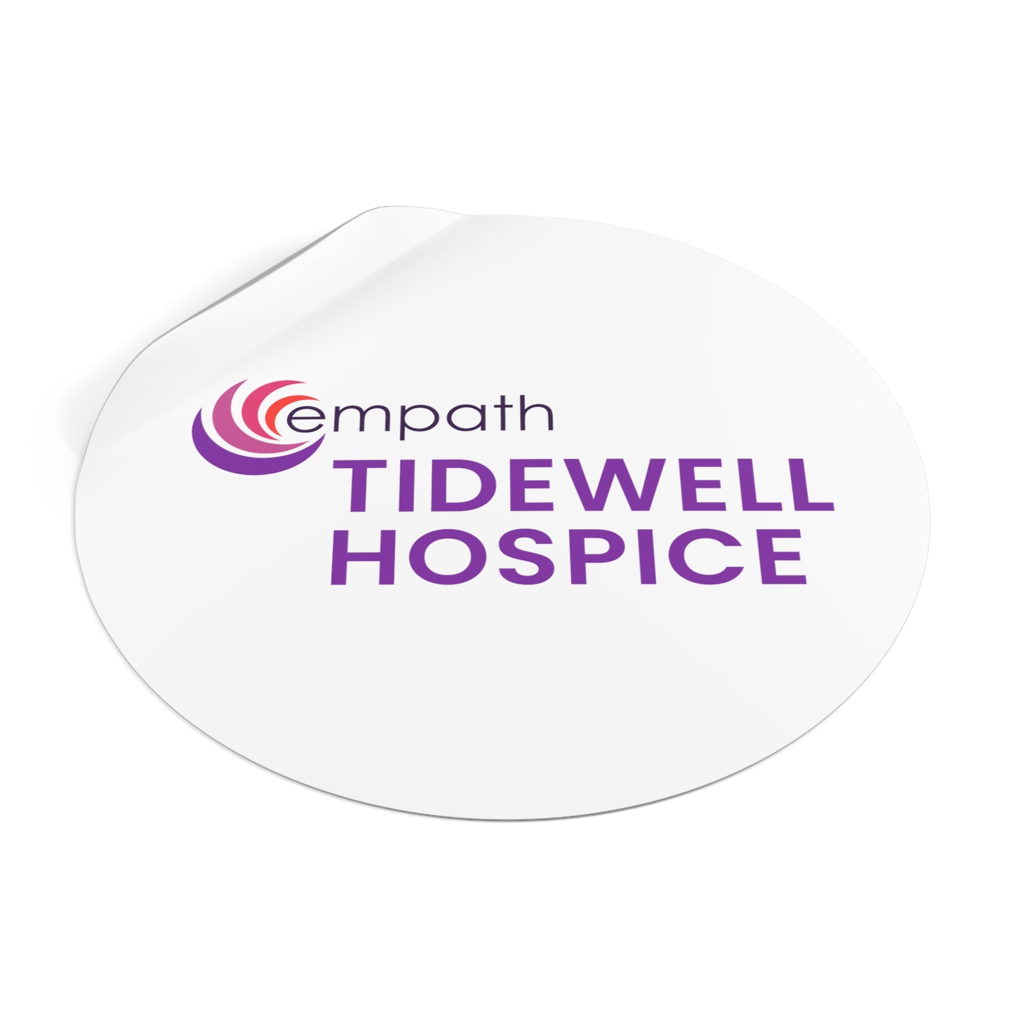 Round Vinyl Stickers - Tidewell Hospice