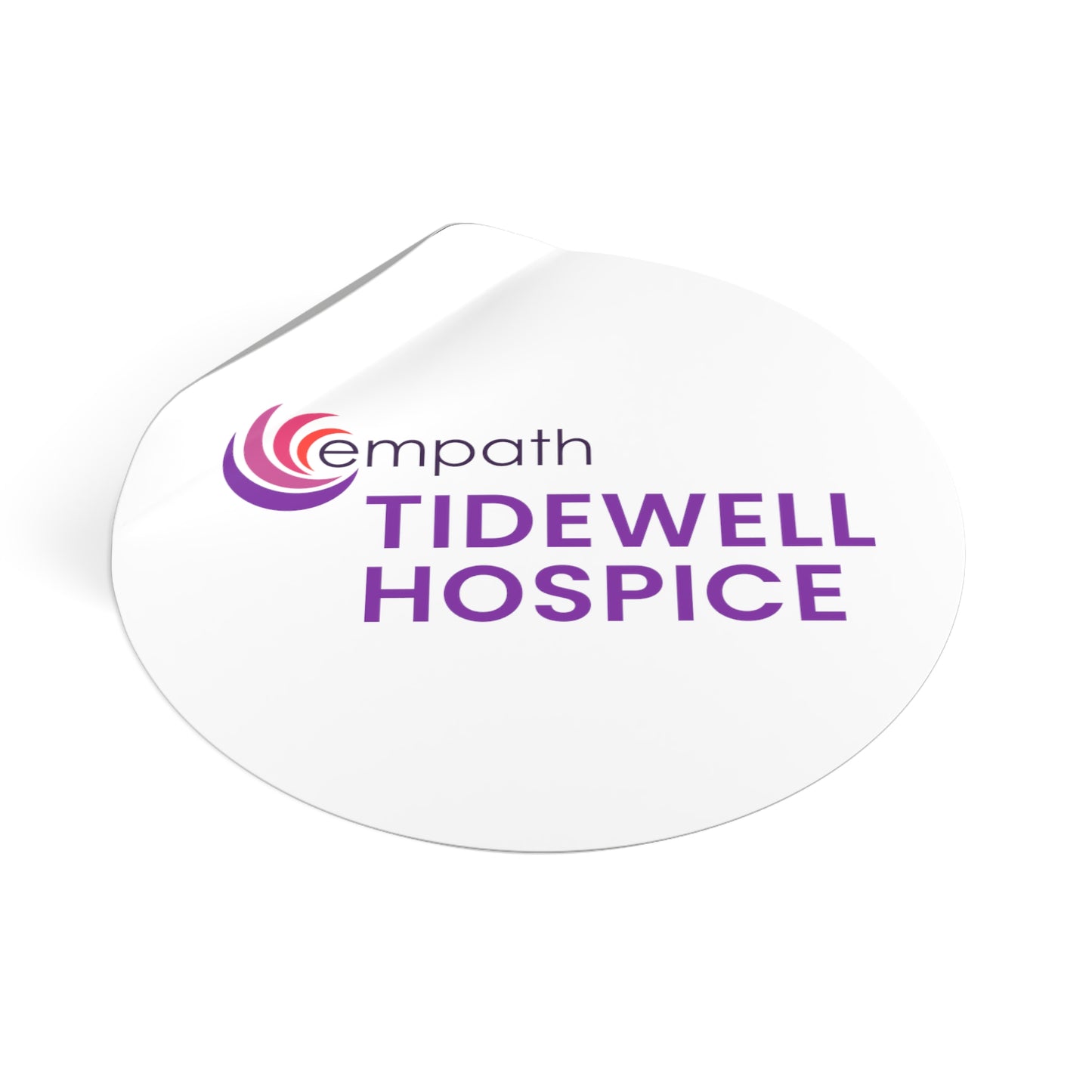 Round Vinyl Stickers - Tidewell Hospice