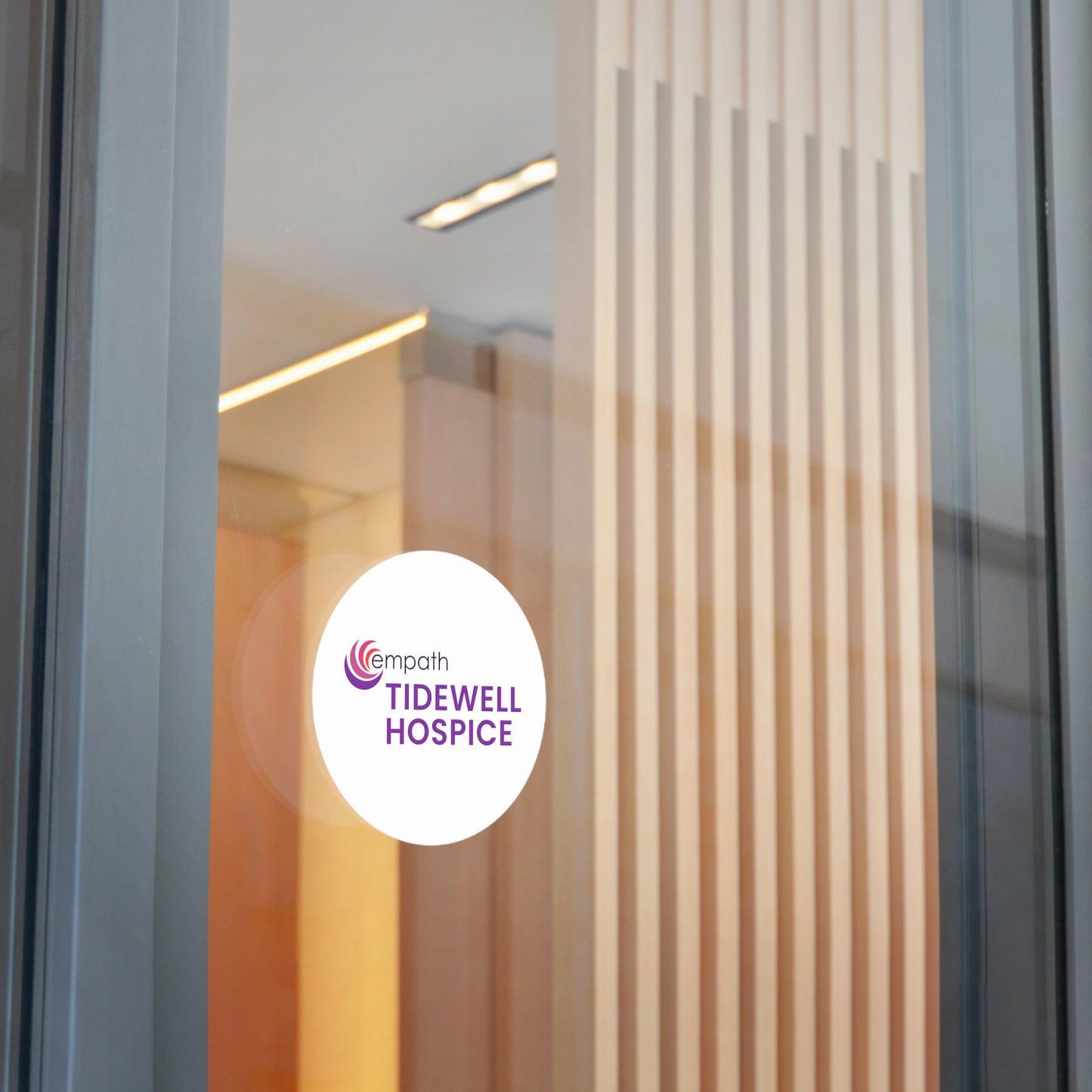 Round Vinyl Stickers - Tidewell Hospice