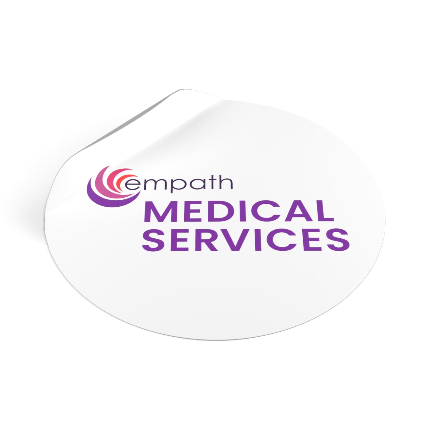 Round Vinyl Stickers - Empath Medical Services