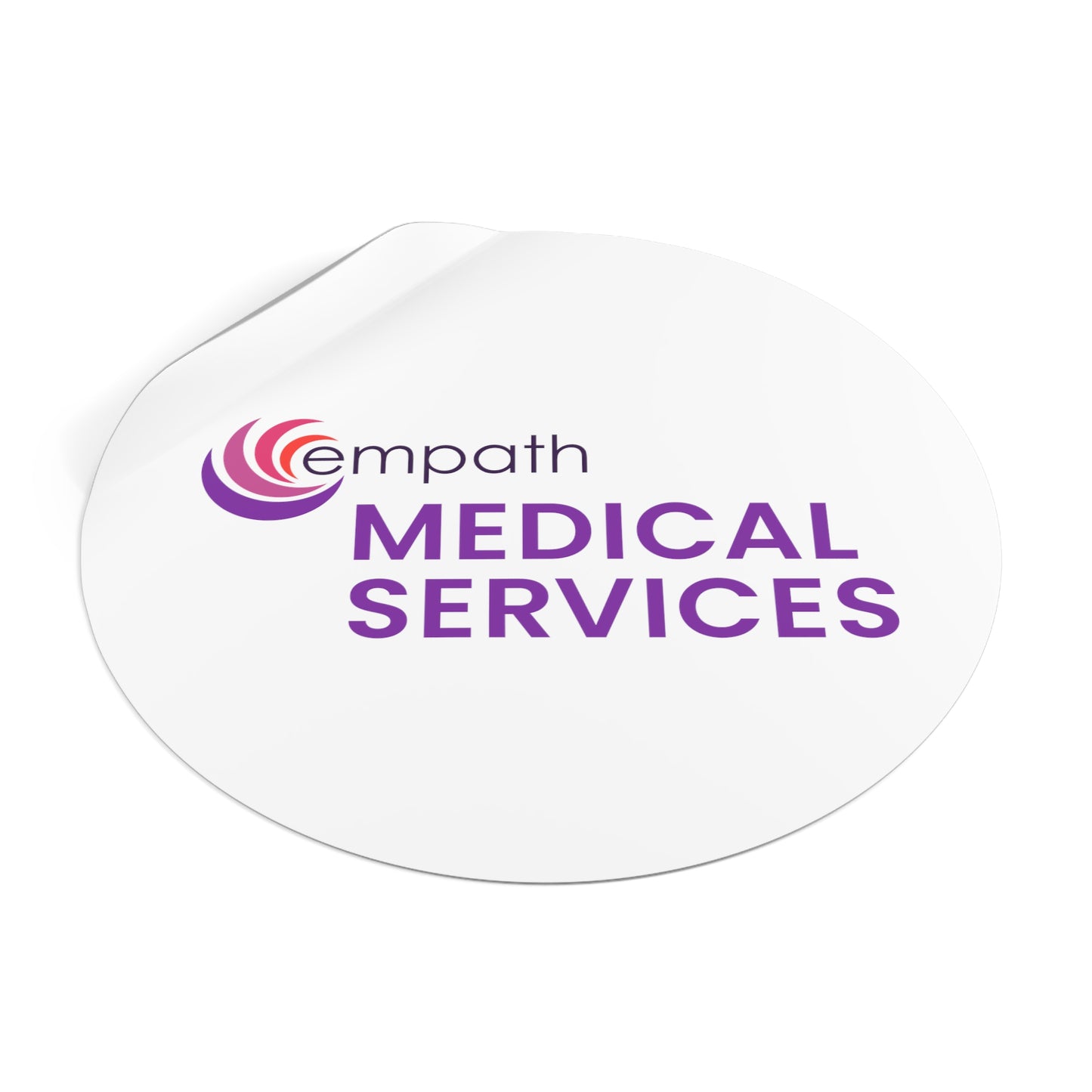 Round Vinyl Stickers - Empath Medical Services