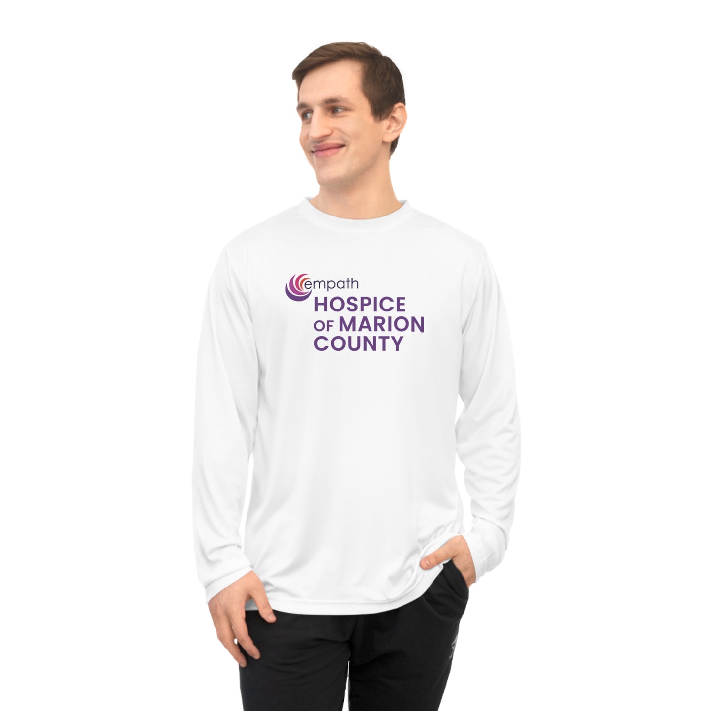 Unisex Performance Long Sleeve Shirt - Hospice of Marion County