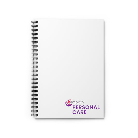 Spiral Notebook (ruled line) - Empath Personal Care