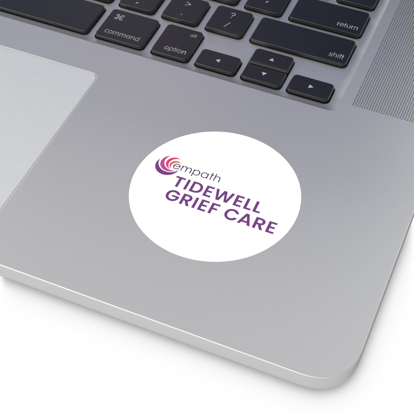 Round Vinyl Stickers - Tidewell Grief Care