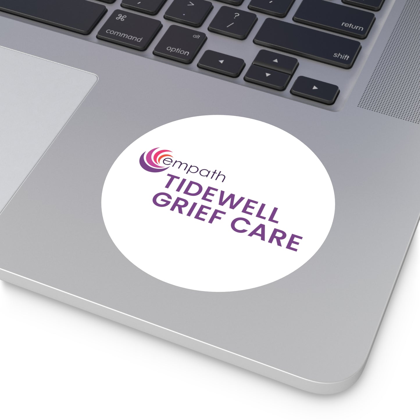 Round Vinyl Stickers - Tidewell Grief Care