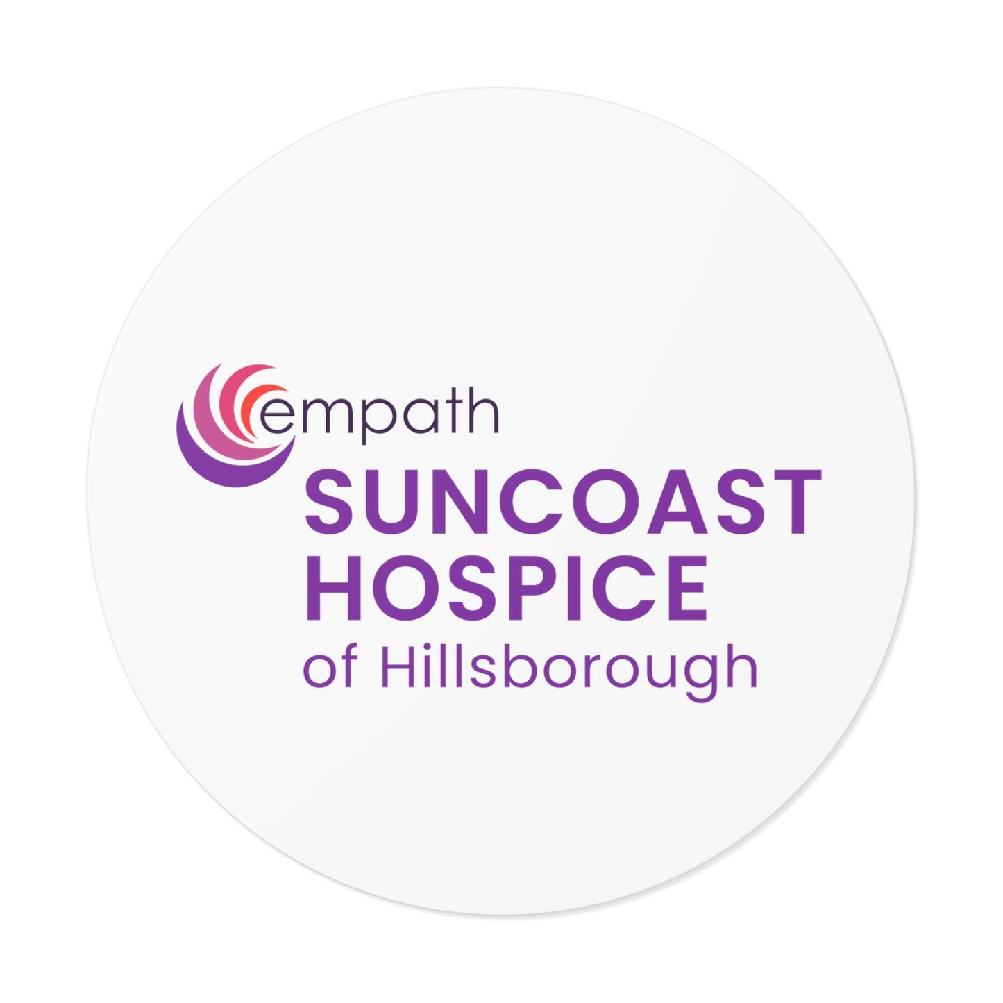 Round Vinyl Stickers - Suncoast of Hillsborough