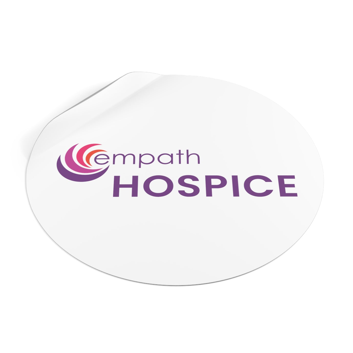 Round Vinyl Stickers - Empath Hospice