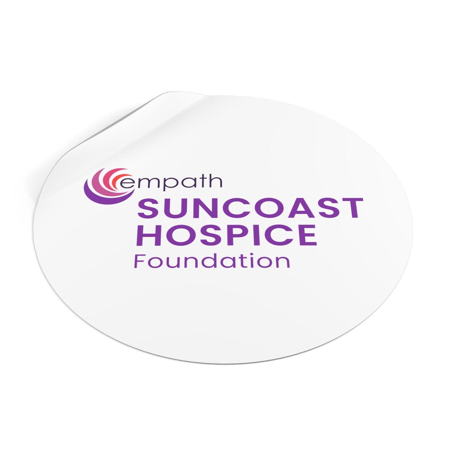 Round Vinyl Stickers - Suncoast Foundation