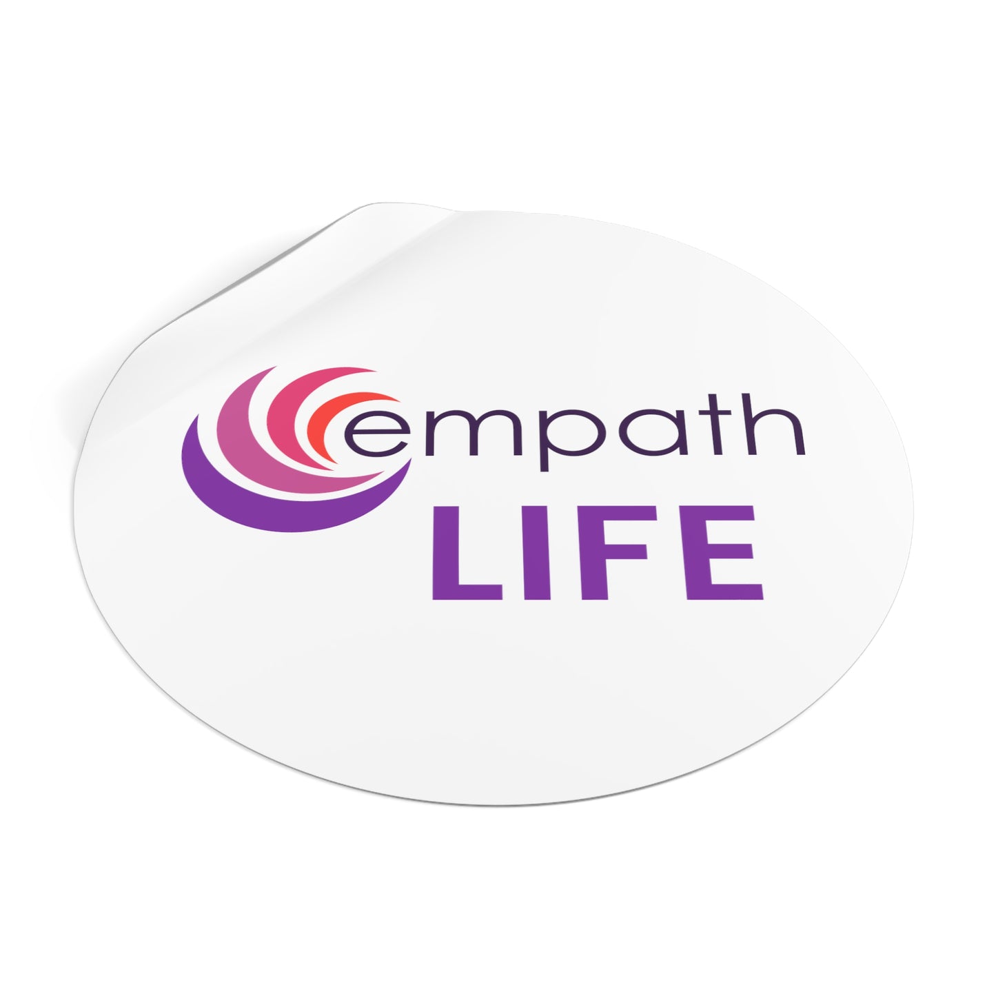 Round Vinyl Stickers - Empath Life