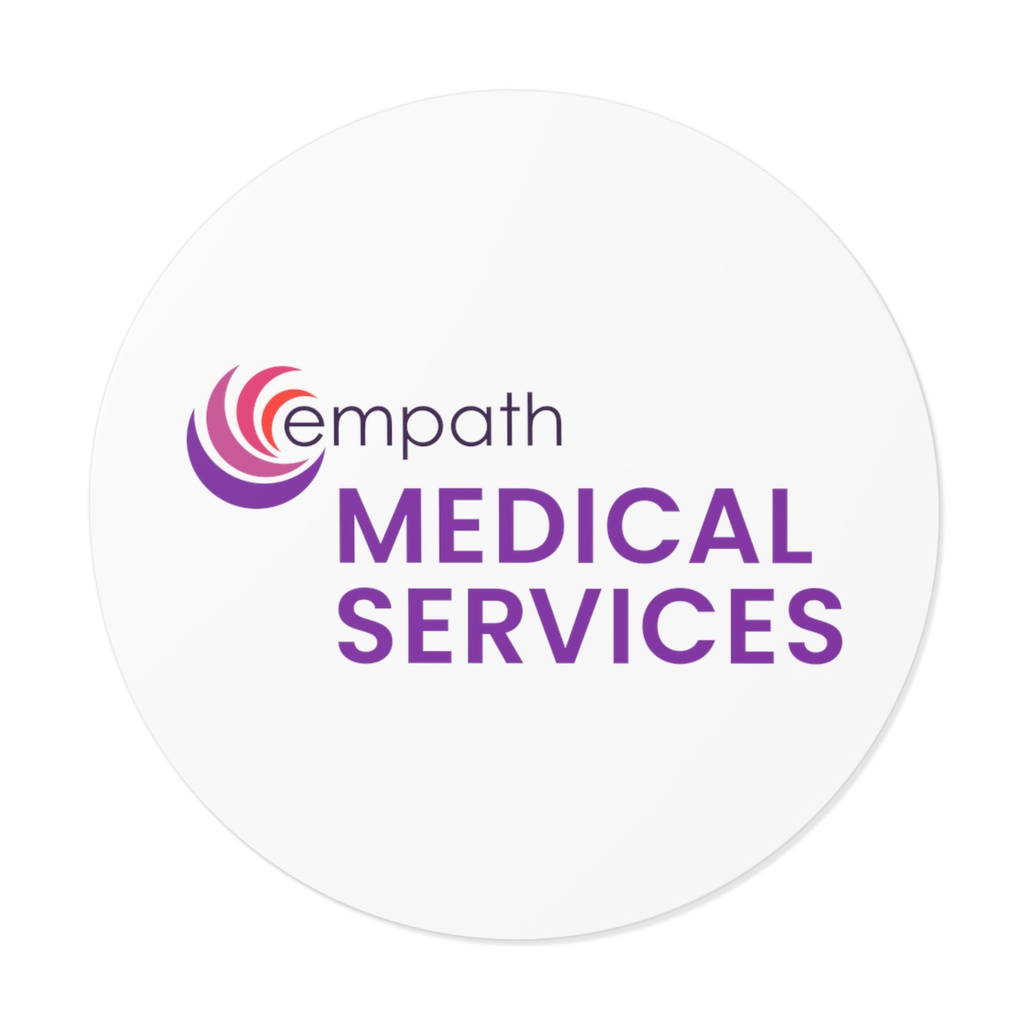 Round Vinyl Stickers - Empath Medical Services