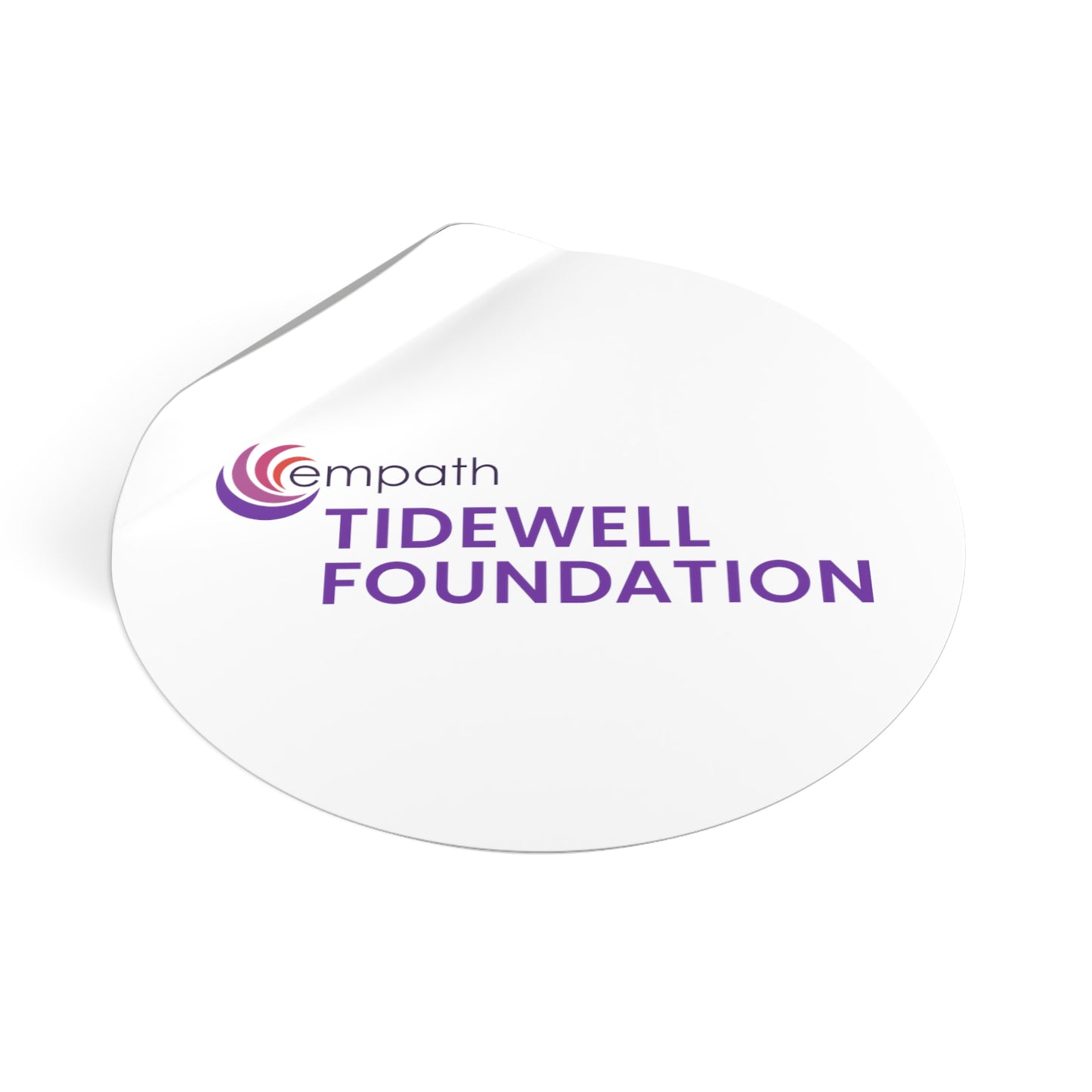 Round Vinyl Stickers - Tidewell Foundation