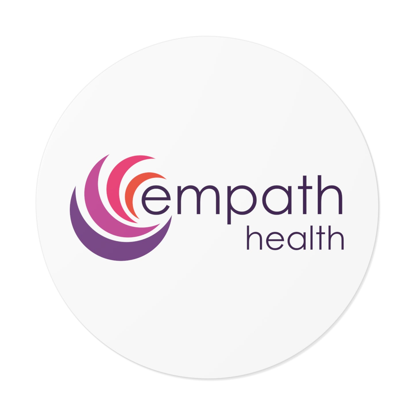 Round Vinyl Stickers - Empath Health