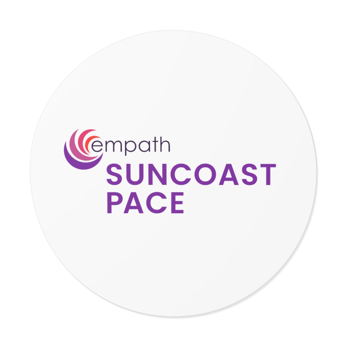 Round Vinyl Stickers - Suncoast Pace