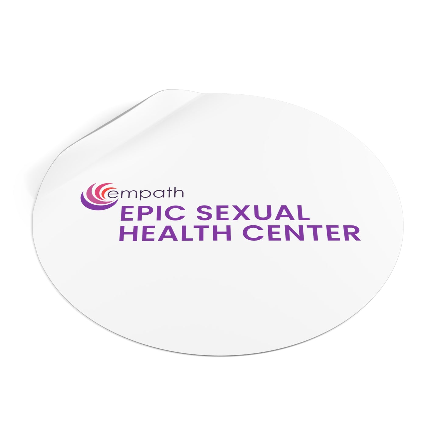 Round Vinyl Stickers - EPIC Sexual Health Center