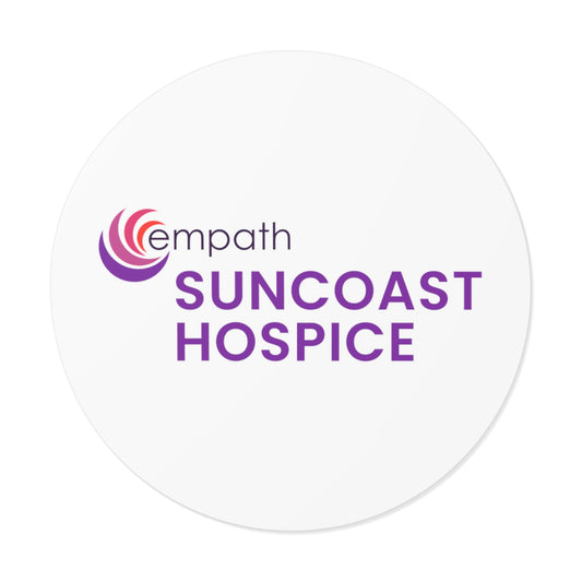 Round Vinyl Stickers - Suncoast Hospice