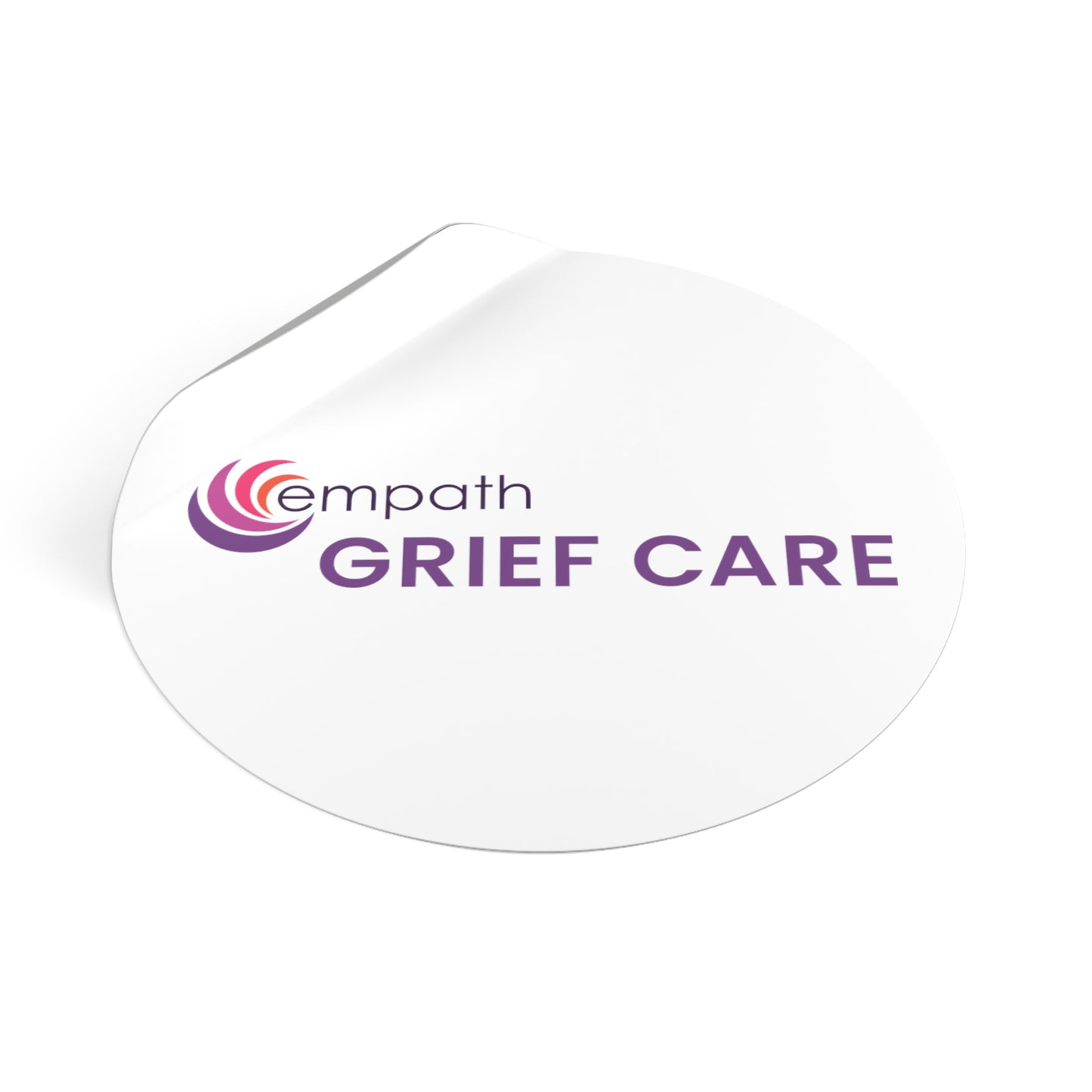 Round Vinyl Stickers - Empath Grief Care