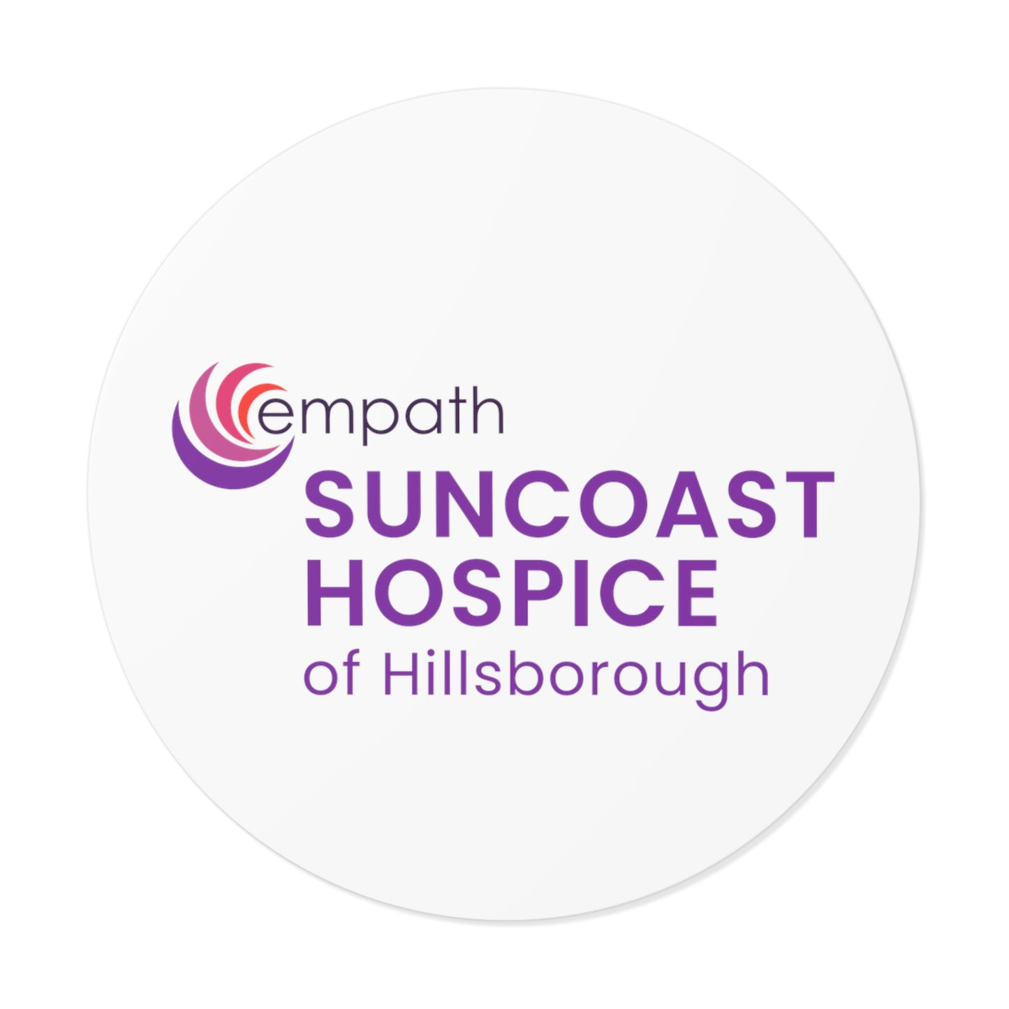 Round Vinyl Stickers - Suncoast of Hillsborough