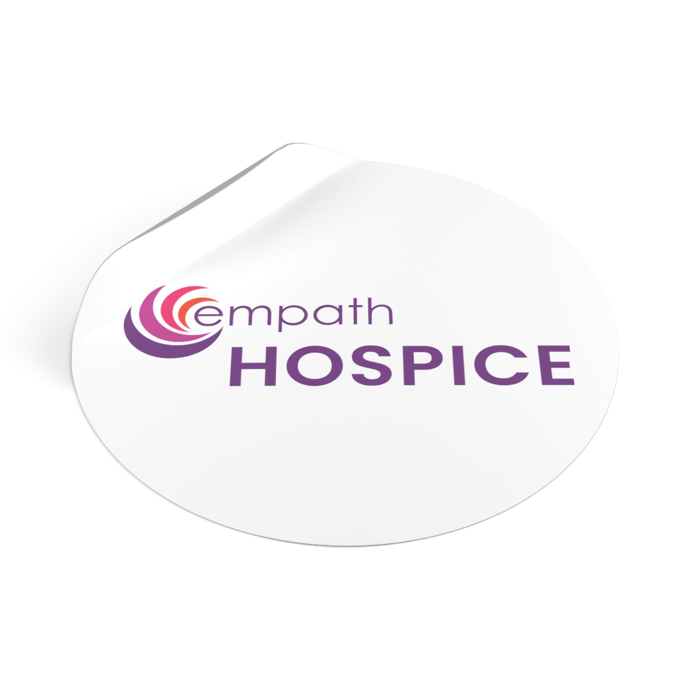 Round Vinyl Stickers - Empath Hospice