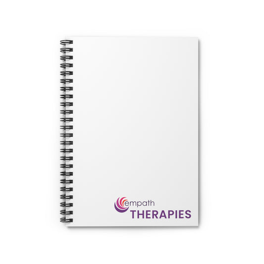 Spiral Notebook (ruled line) - Empath Therapies