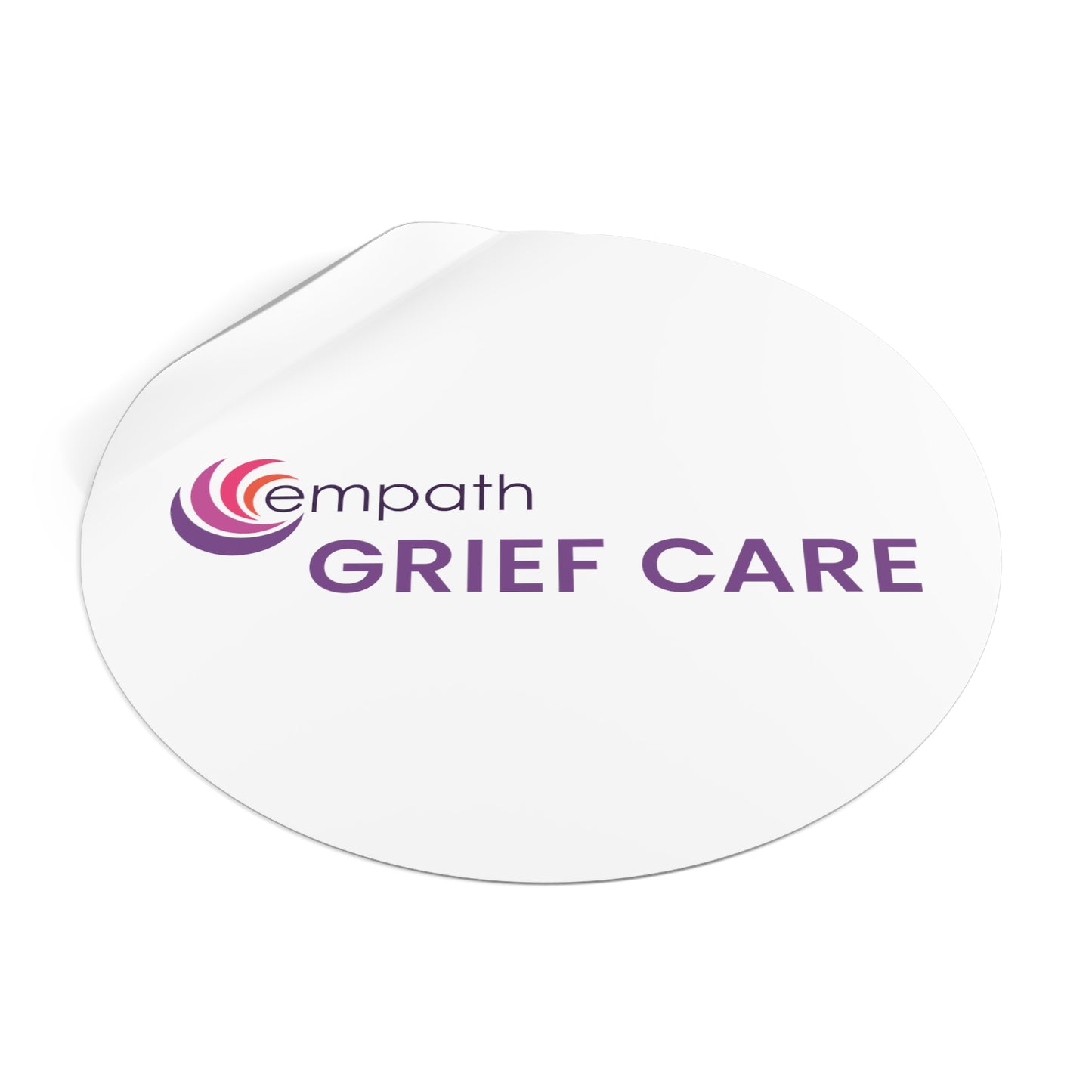 Round Vinyl Stickers - Empath Grief Care