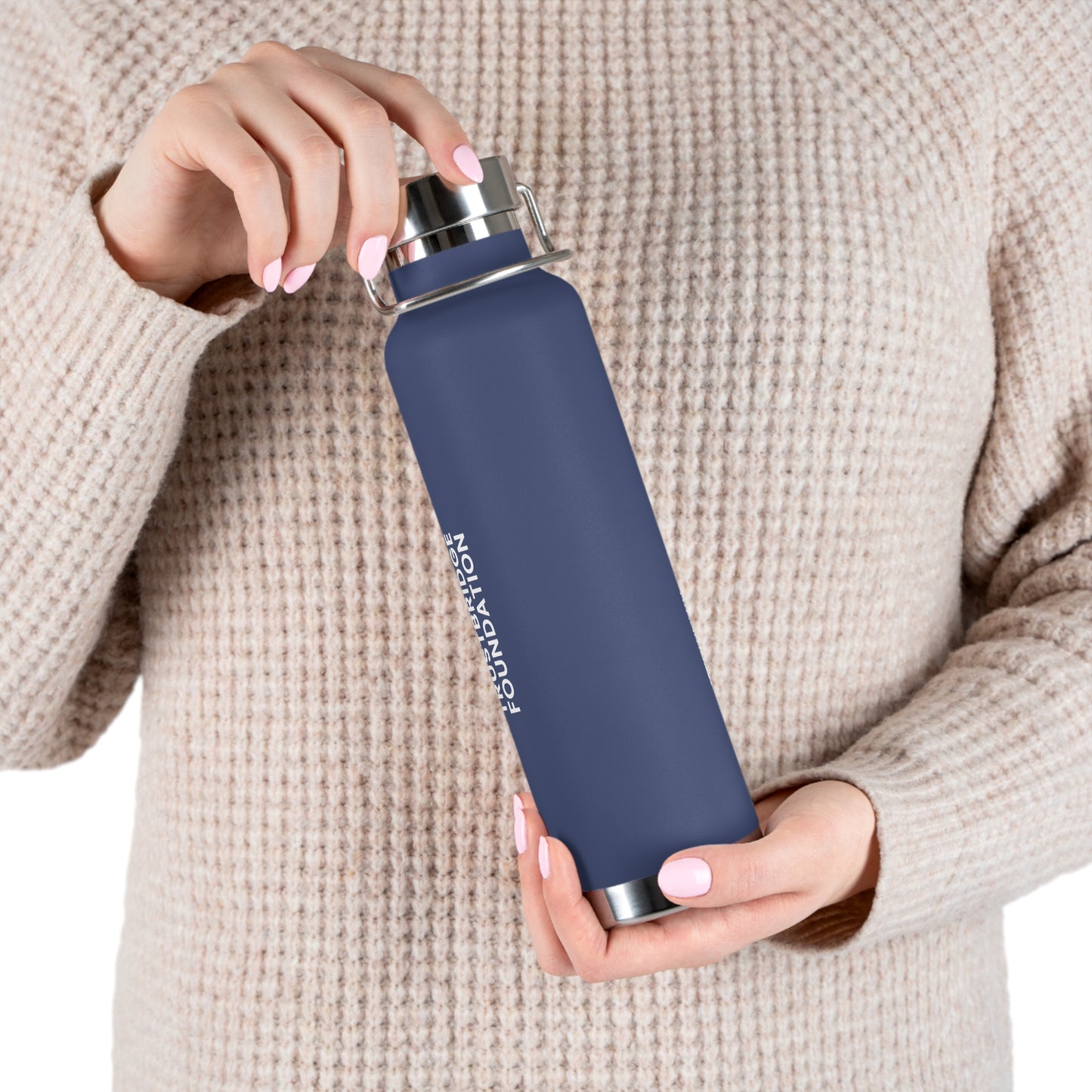 Copper Vacuum Insulated Bottle, 22oz - Trustbridge Foundation