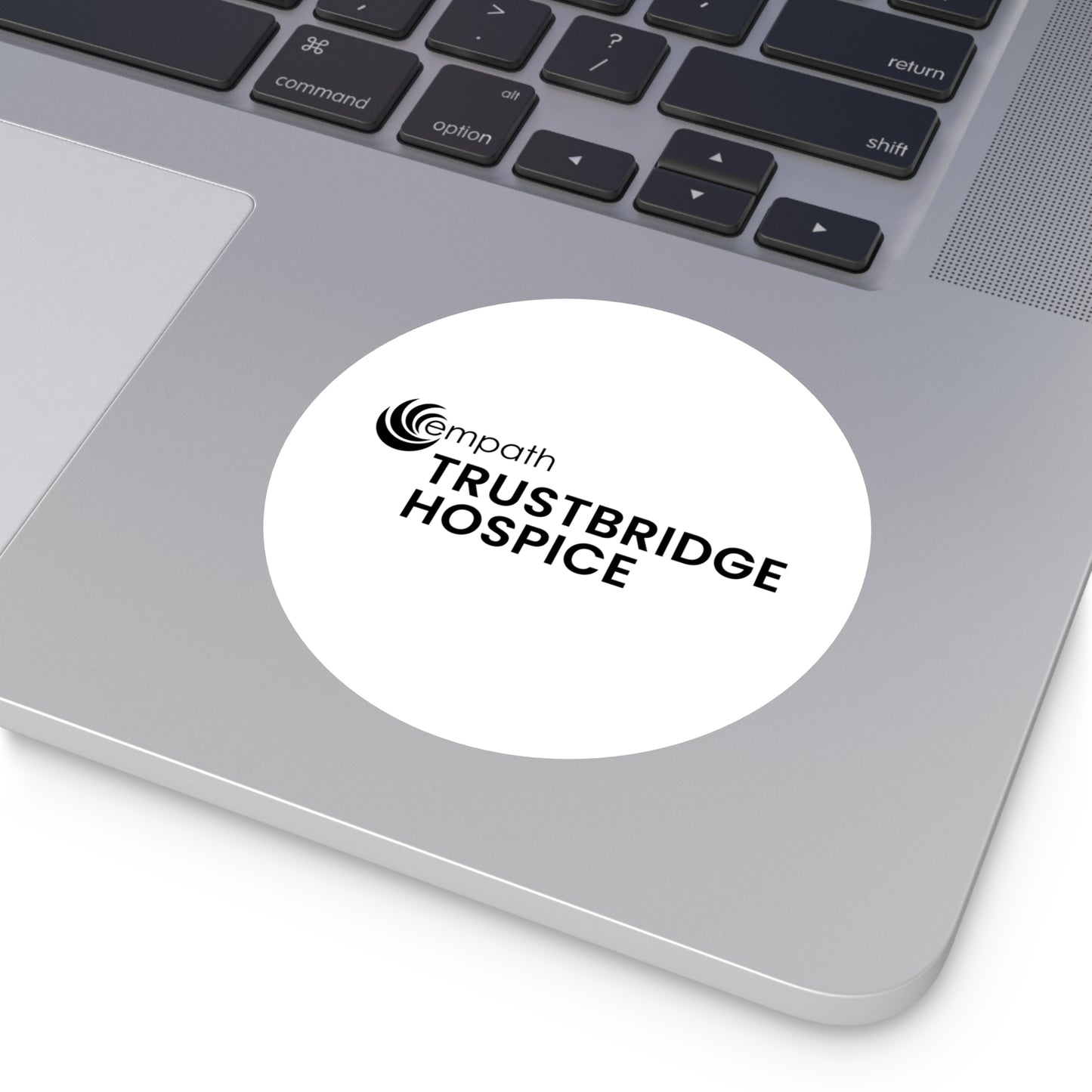 Round Vinyl Stickers - Trustbridge Hospice