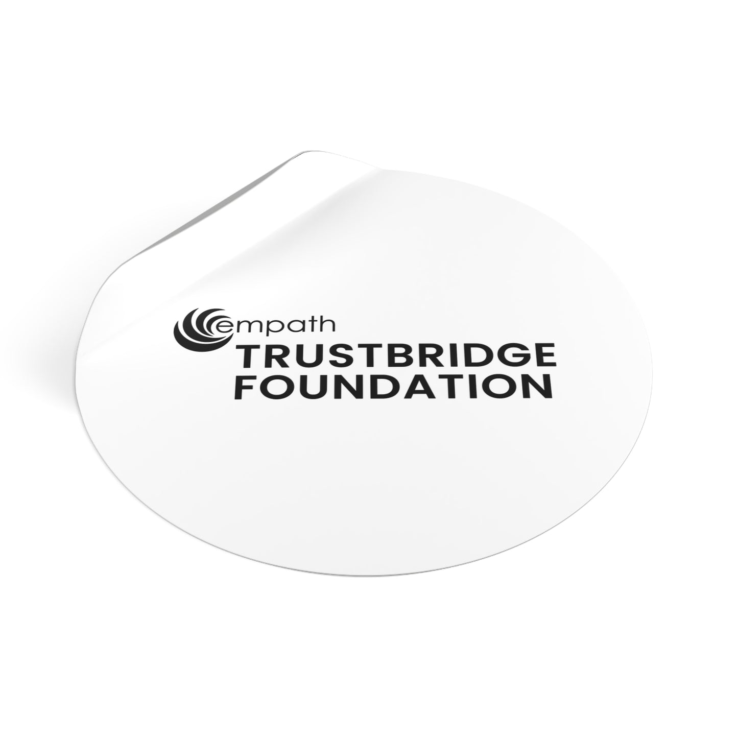 Round Vinyl Stickers - Trustbridge Foundation