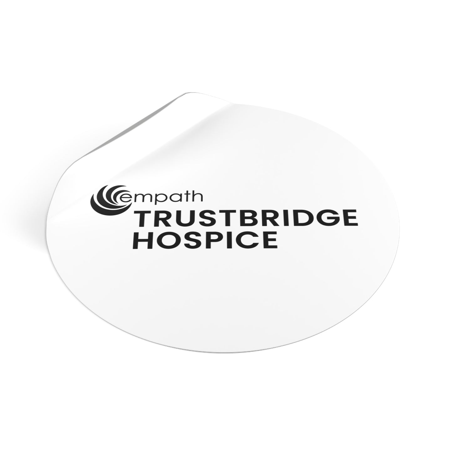 Round Vinyl Stickers - Trustbridge Hospice