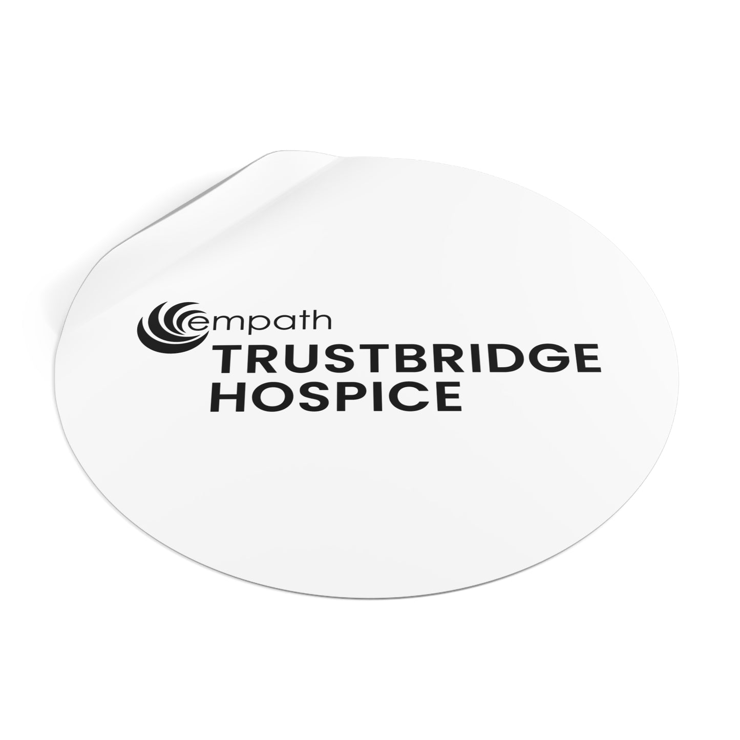 Round Vinyl Stickers - Trustbridge Hospice