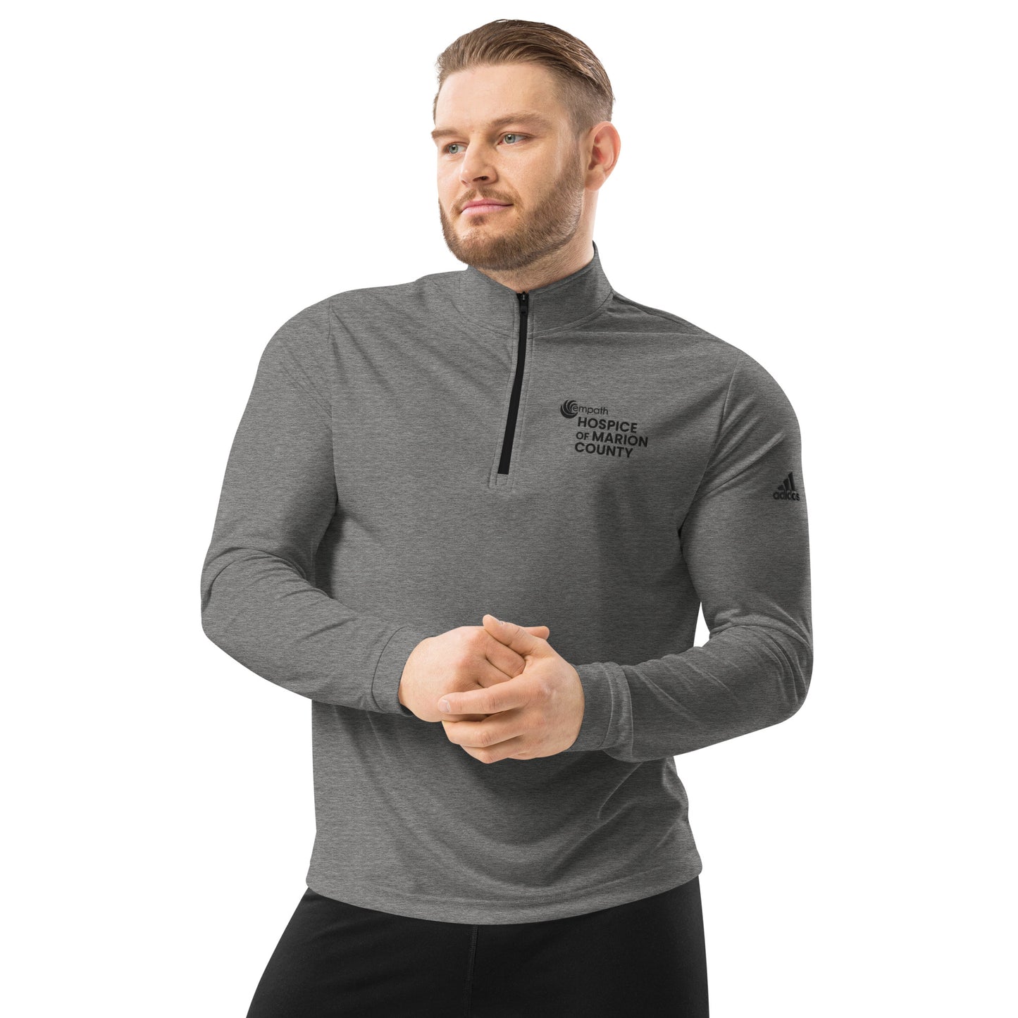 Adidas | Men's Quarter Zip Pullover - Hospice of Marion County