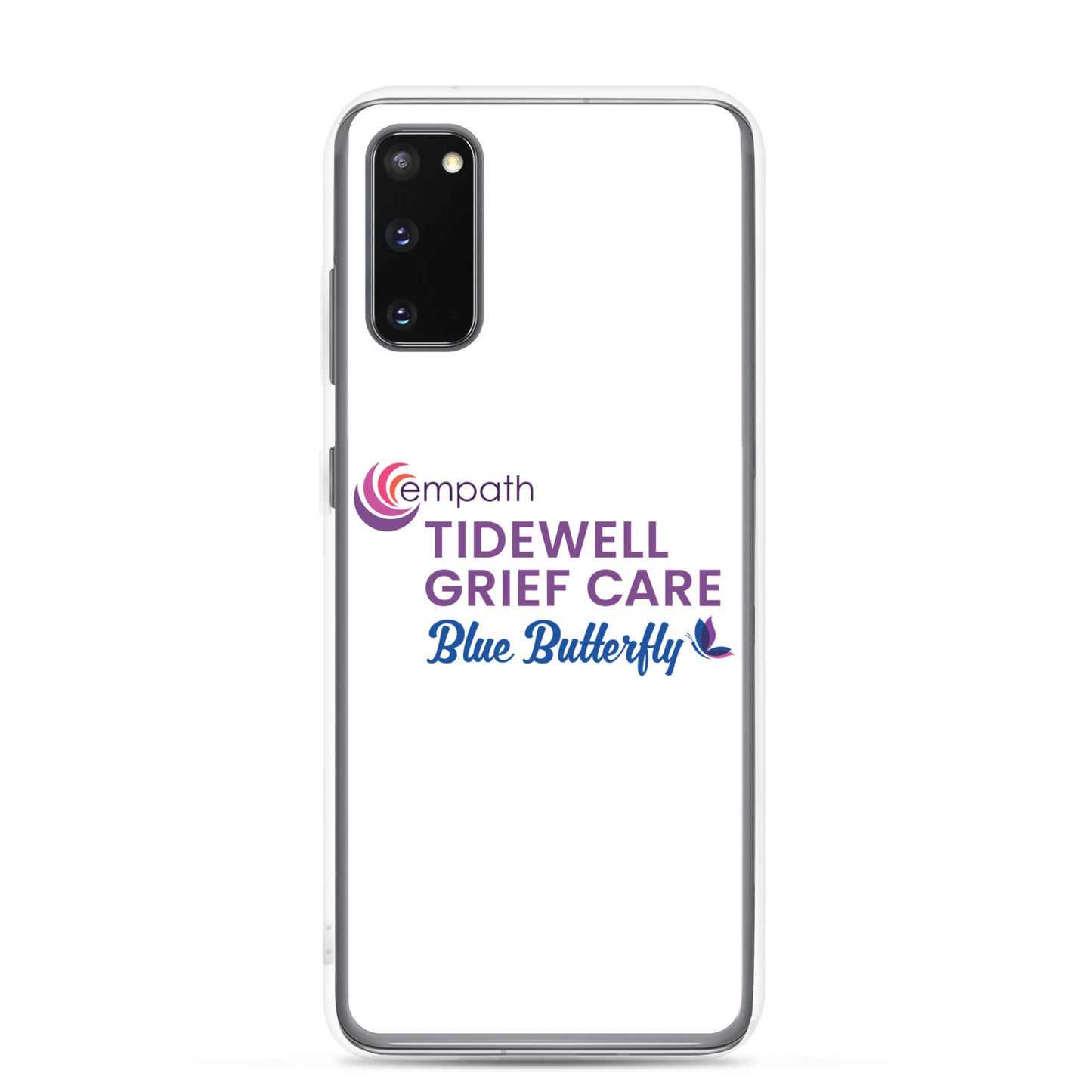 Clear Case for Samsung® - Tidewell Blue Butterfly