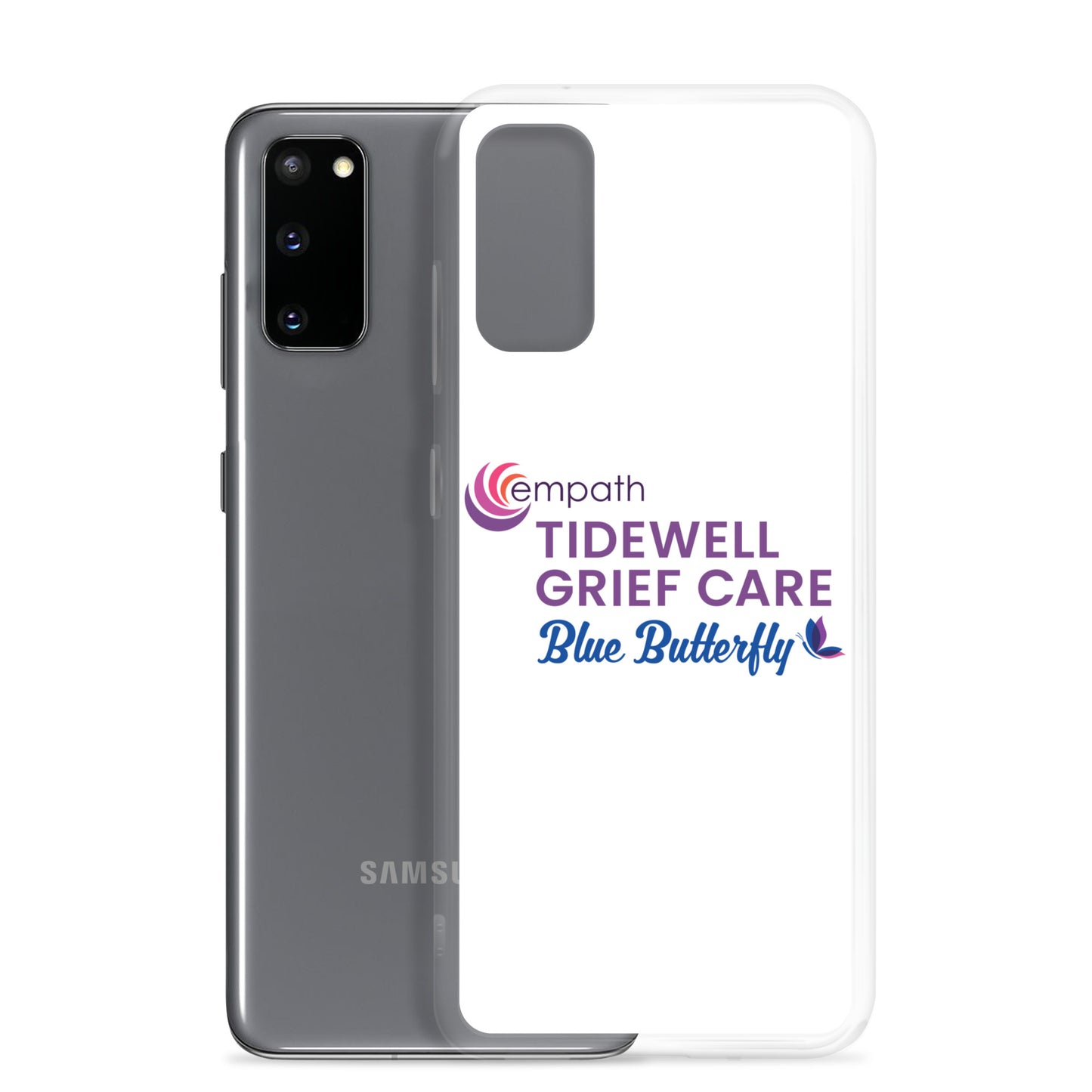 Clear Case for Samsung® - Tidewell Blue Butterfly