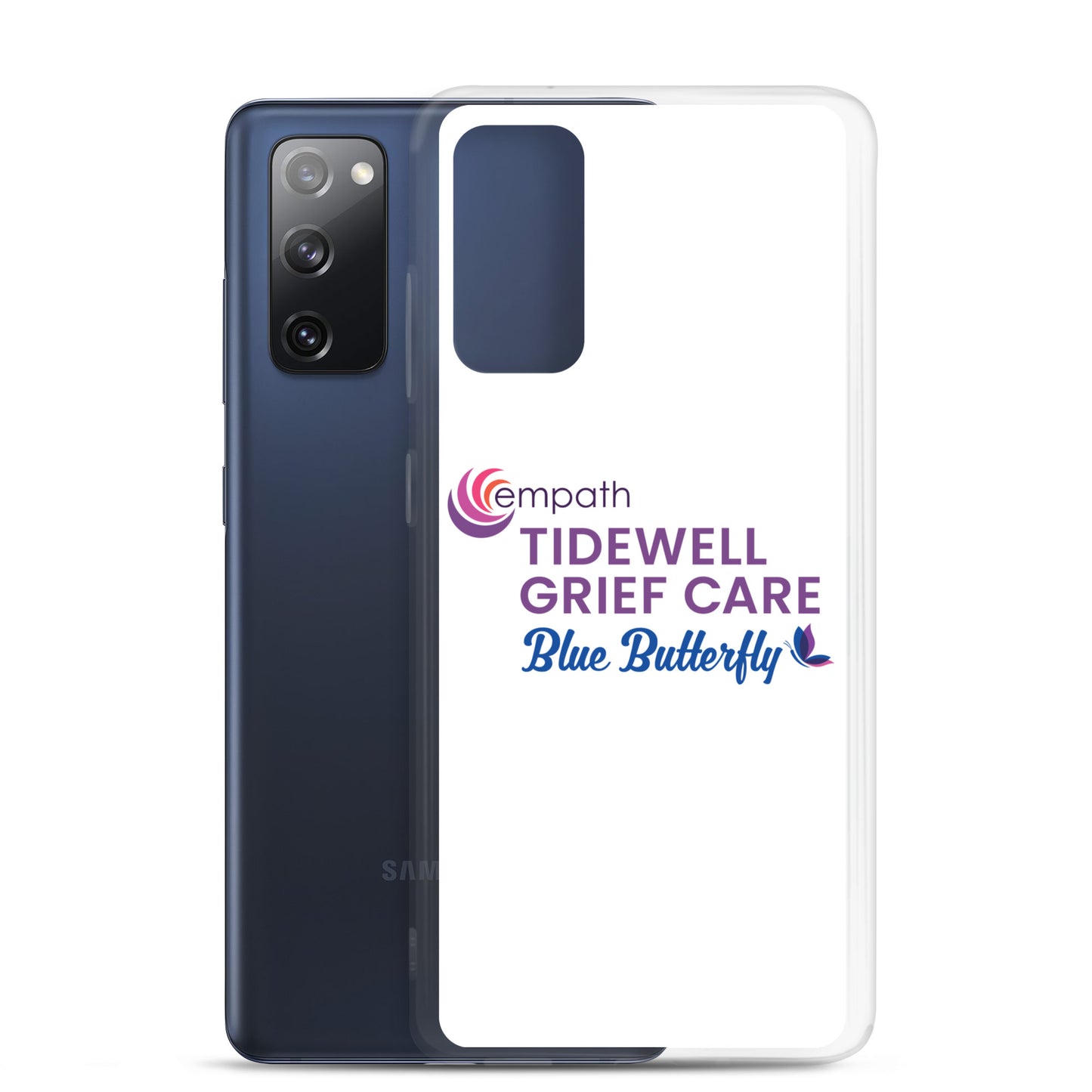 Clear Case for Samsung® - Tidewell Blue Butterfly