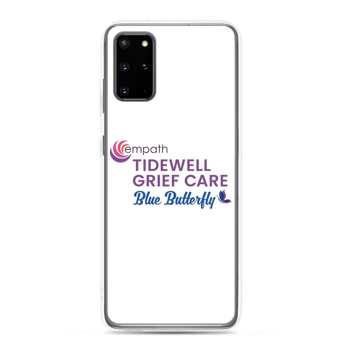 Clear Case for Samsung® - Tidewell Blue Butterfly