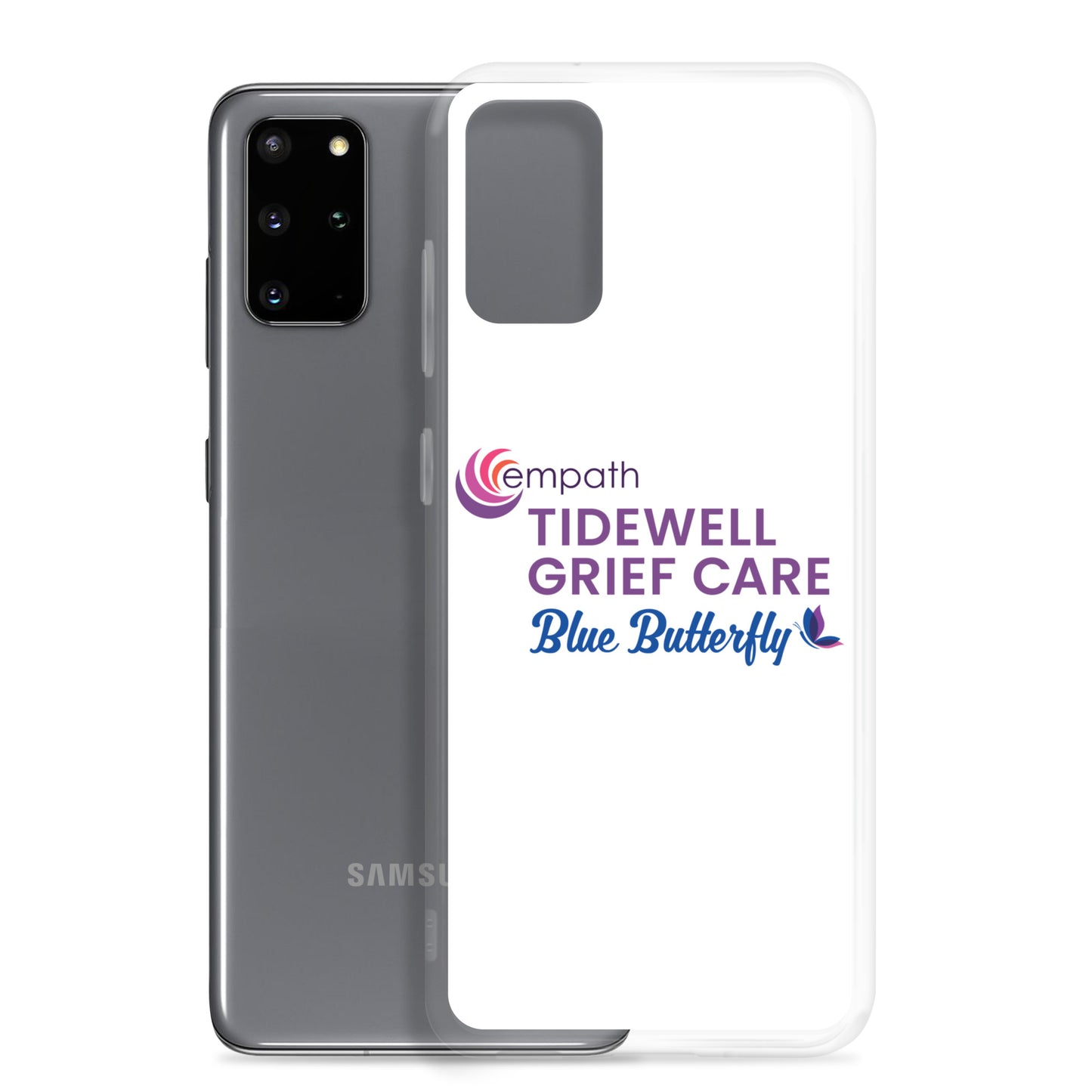 Clear Case for Samsung® - Tidewell Blue Butterfly