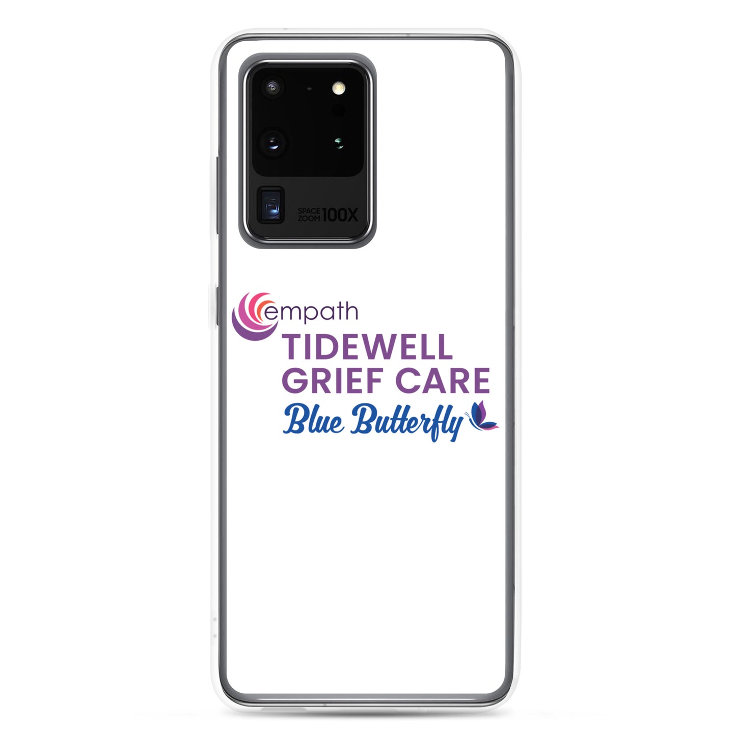 Clear Case for Samsung® - Tidewell Blue Butterfly