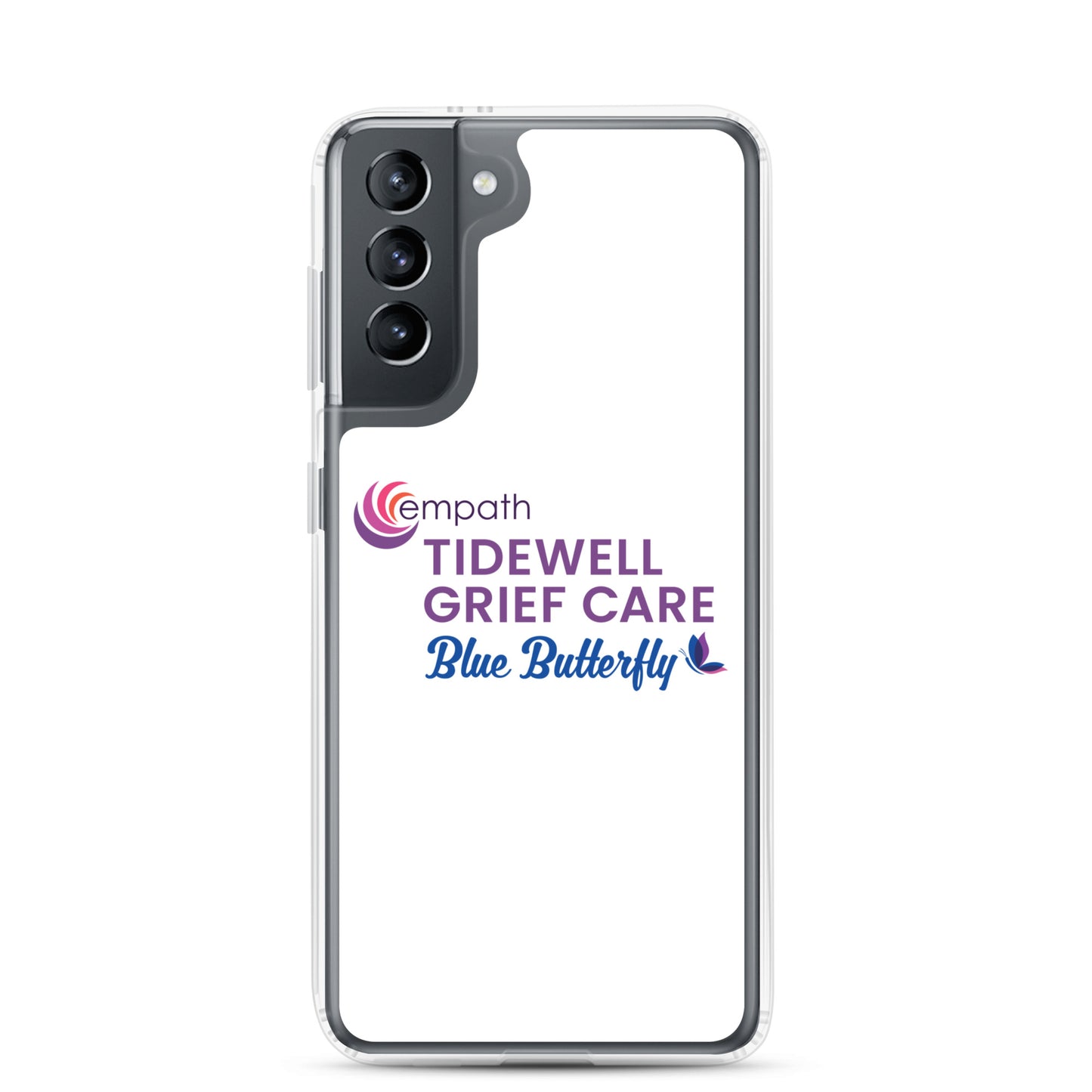 Clear Case for Samsung® - Tidewell Blue Butterfly