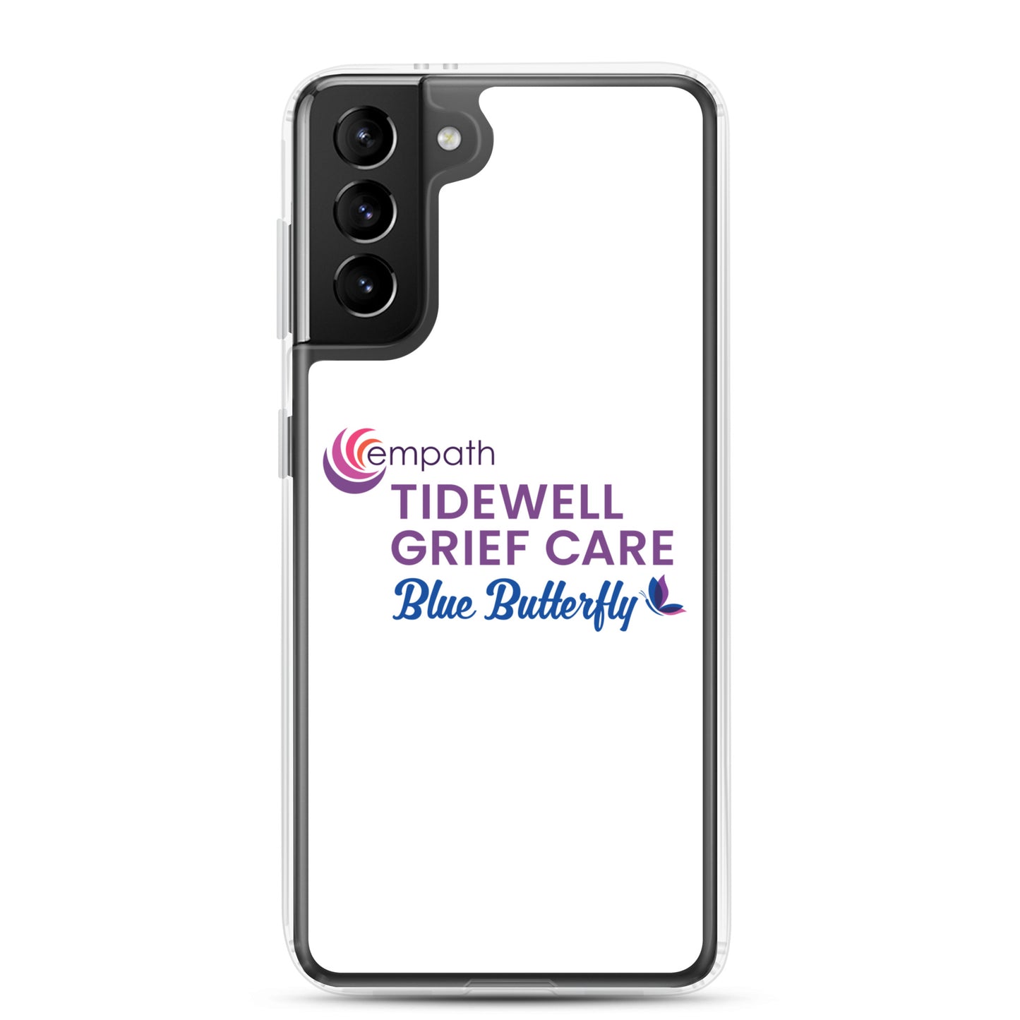 Clear Case for Samsung® - Tidewell Blue Butterfly