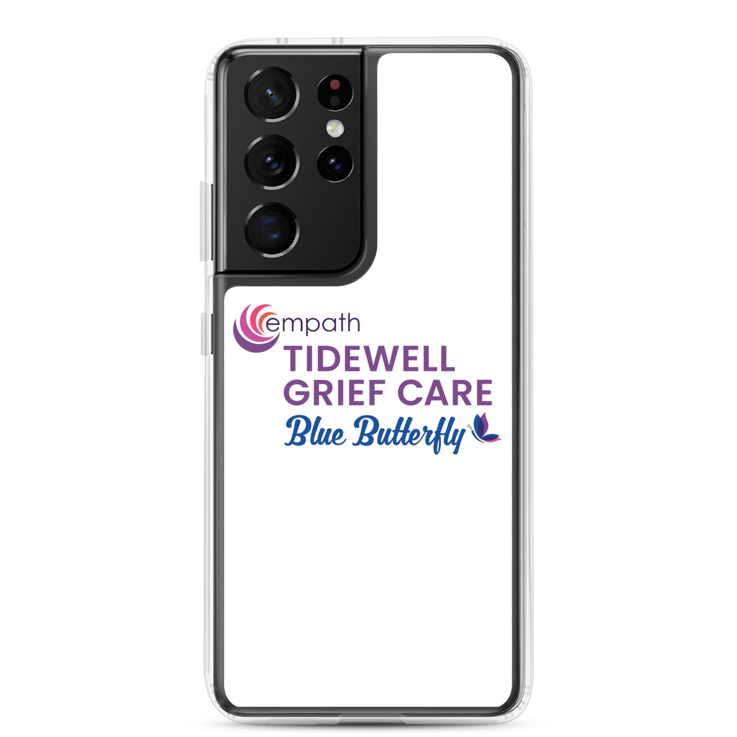 Clear Case for Samsung® - Tidewell Blue Butterfly