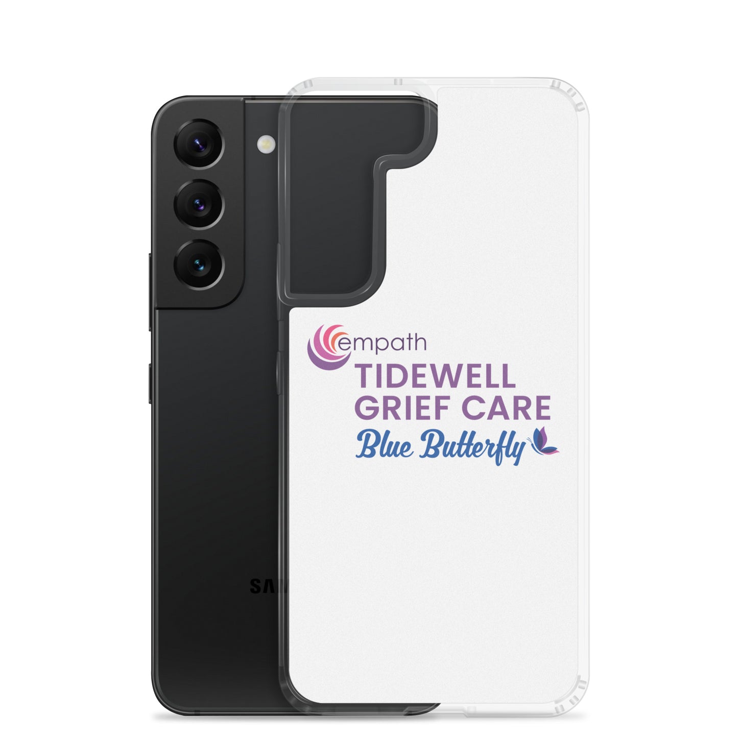 Clear Case for Samsung® - Tidewell Blue Butterfly