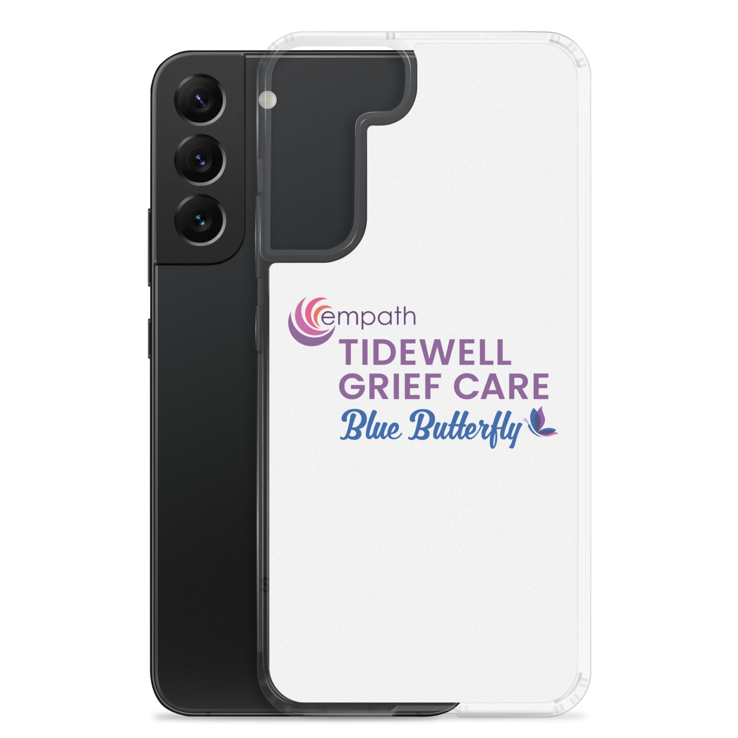 Clear Case for Samsung® - Tidewell Blue Butterfly