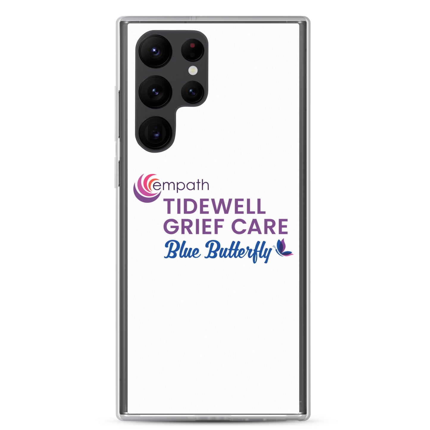 Clear Case for Samsung® - Tidewell Blue Butterfly