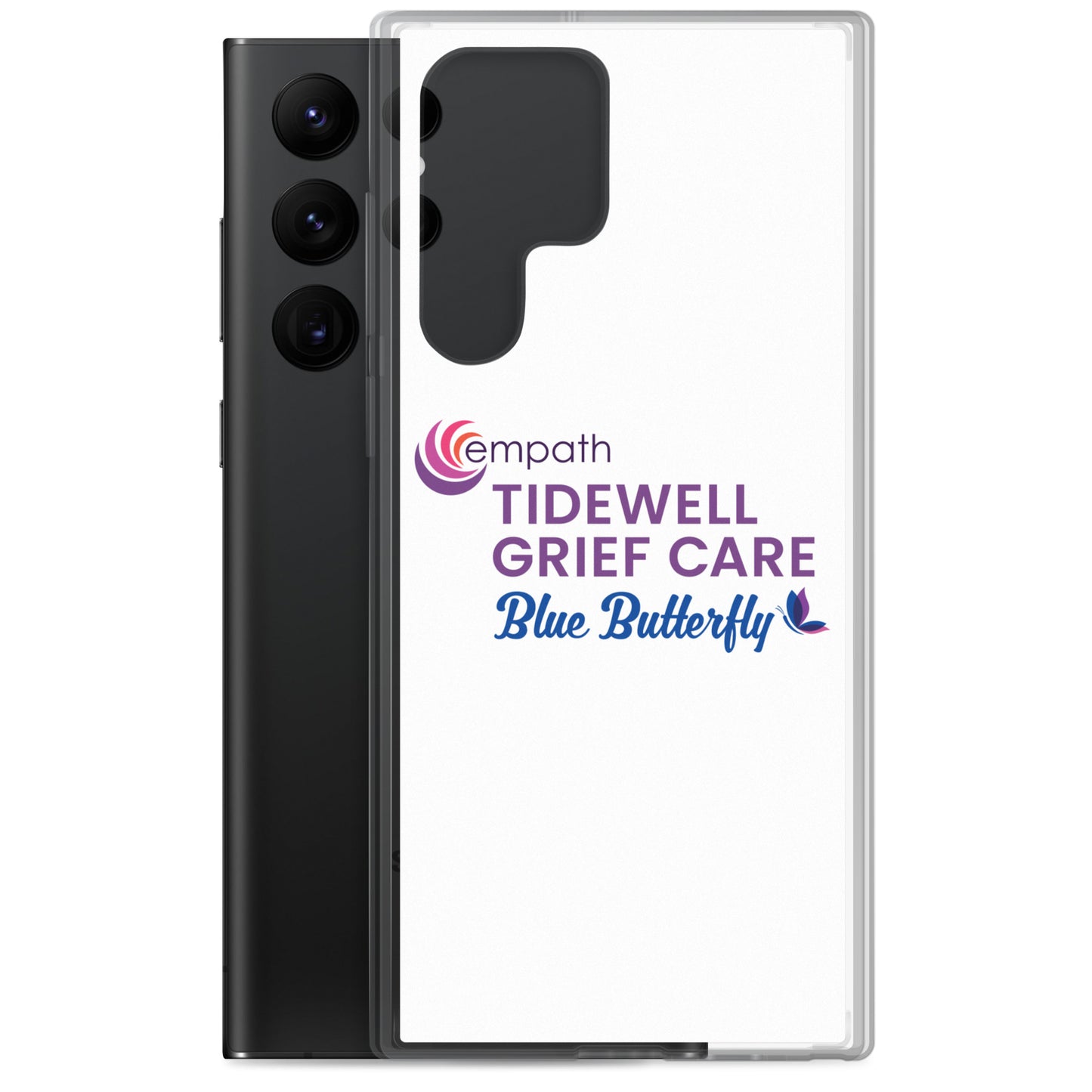 Clear Case for Samsung® - Tidewell Blue Butterfly