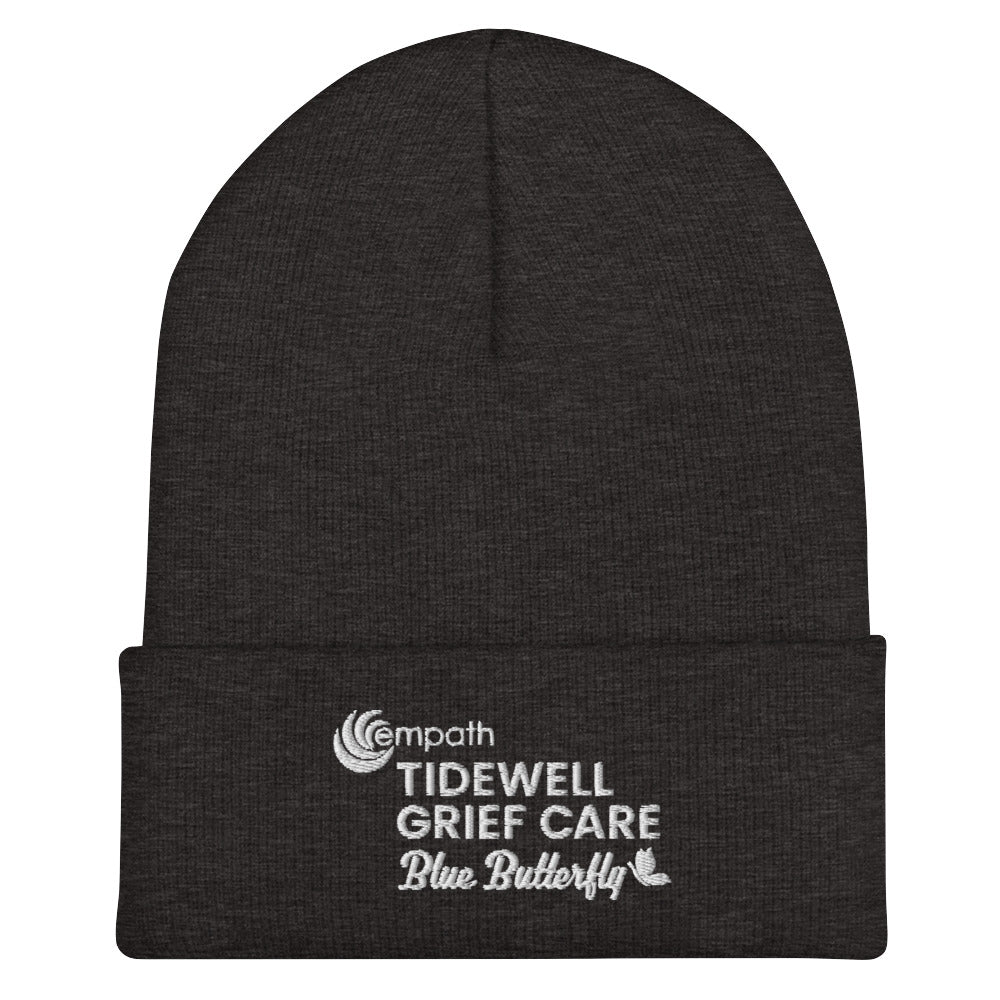 Cuffed Beanie - Tidewell Blue Butterfly