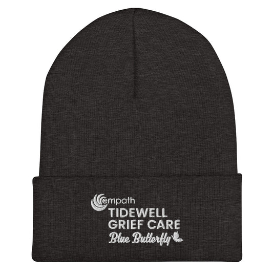 Cuffed Beanie - Tidewell Blue Butterfly