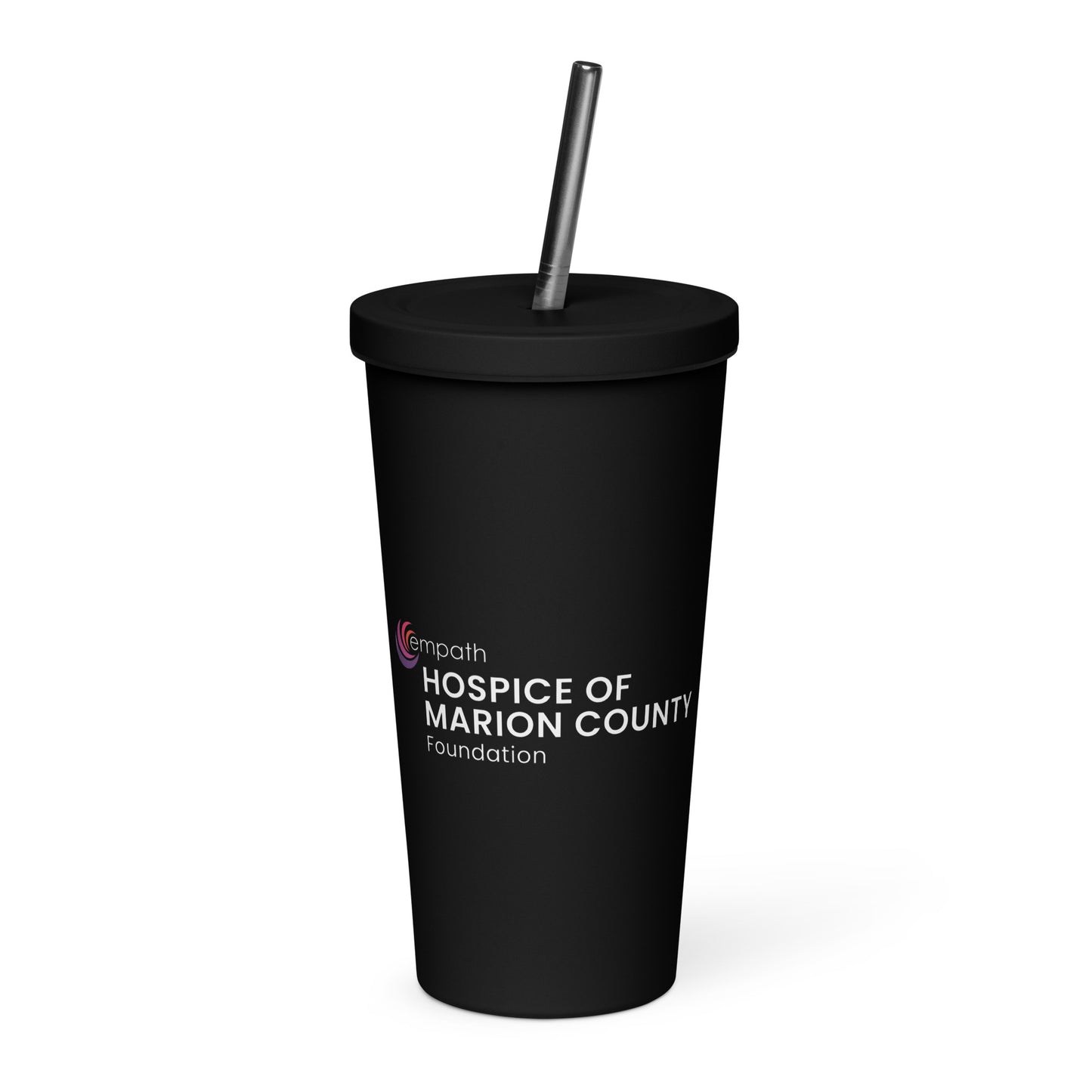 Insulated tumbler with a straw - HMC Foundation