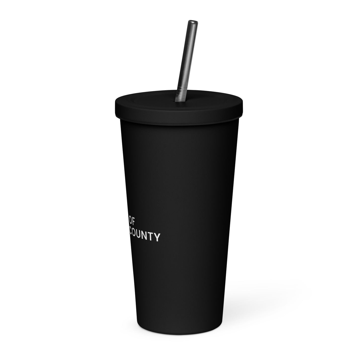 Insulated tumbler with a straw - HMC Foundation