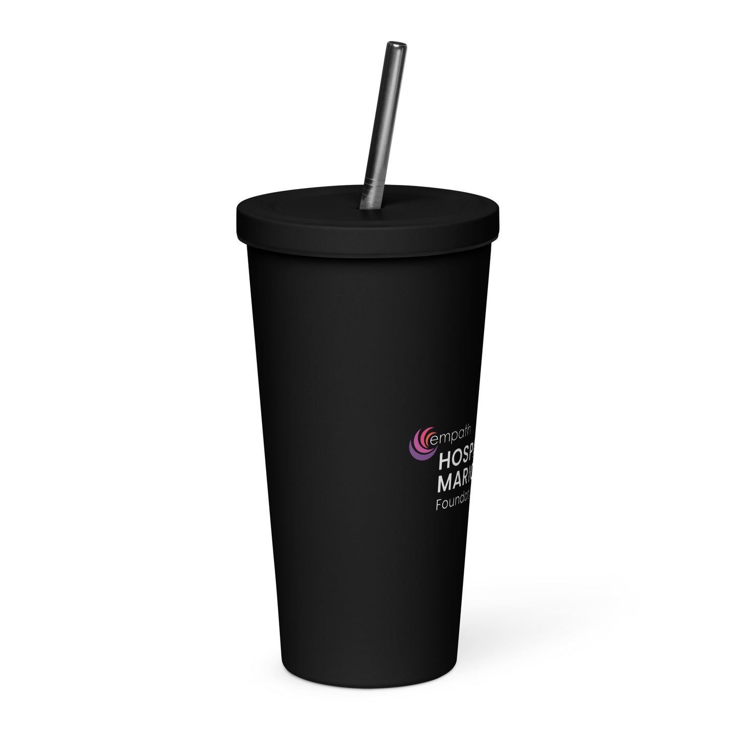 Insulated tumbler with a straw - HMC Foundation