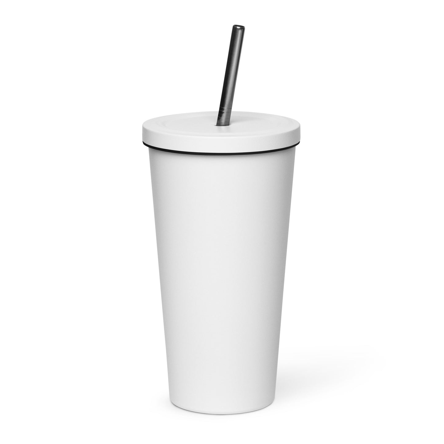 Insulated tumbler with a straw - HMC Foundation